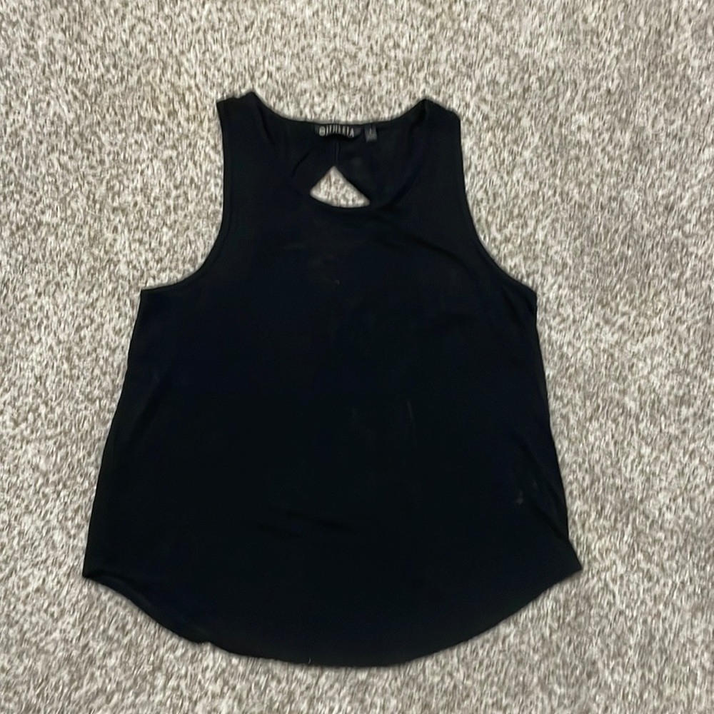 Athleta Black Top Sz L